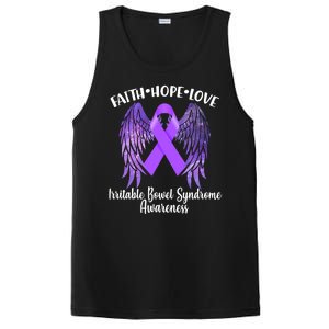 Faith Hope Love Irritable Bowel Syndrome Galaxy Angel Wings PosiCharge Competitor Tank