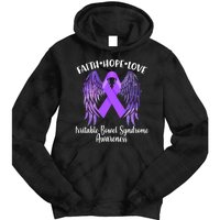 Faith Hope Love Irritable Bowel Syndrome Galaxy Angel Wings Tie Dye Hoodie