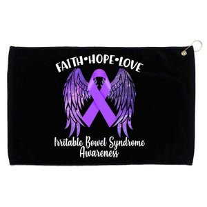 Faith Hope Love Irritable Bowel Syndrome Galaxy Angel Wings Grommeted Golf Towel