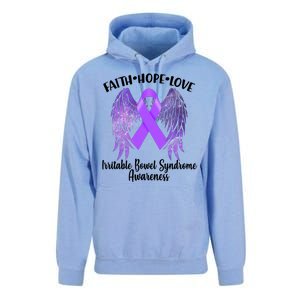 Faith Hope Love Irritable Bowel Syndrome Galaxy Angel Wings Unisex Surf Hoodie