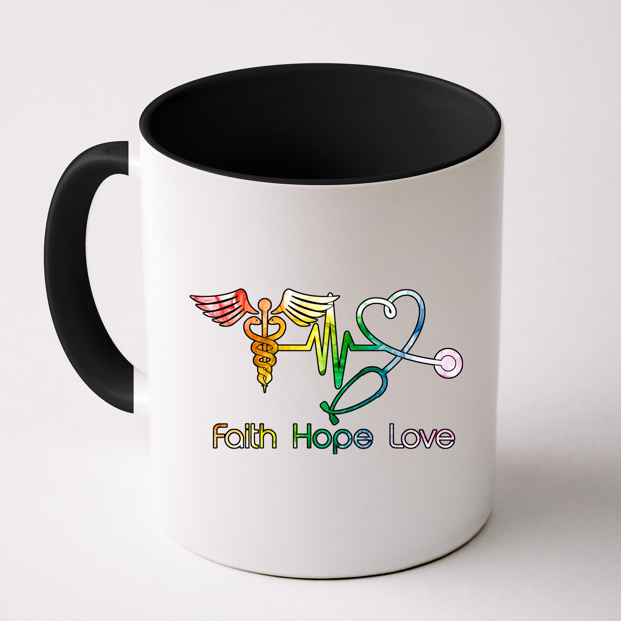 Faith Hope Love Nurse Mug
