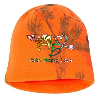 Faith Hope Love Nurse Kati - Camo Knit Beanie