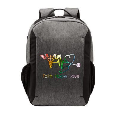 Faith Hope Love Nurse Vector Backpack