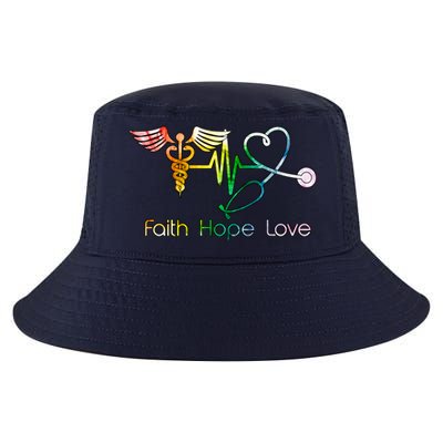 Faith Hope Love Nurse Cool Comfort Performance Bucket Hat