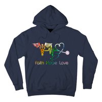 Faith Hope Love Nurse Hoodie