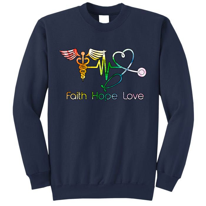 Faith Hope Love Nurse Sweatshirt