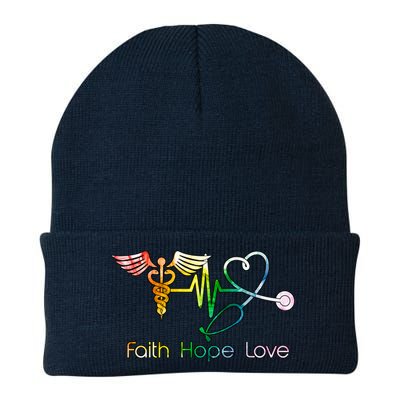 Faith Hope Love Nurse Knit Cap Winter Beanie