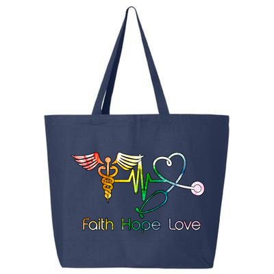 Faith Hope Love Nurse 25L Jumbo Tote