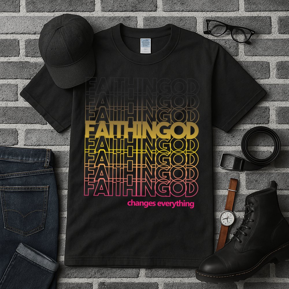 Faith In God Changes Everything Tall T-Shirt