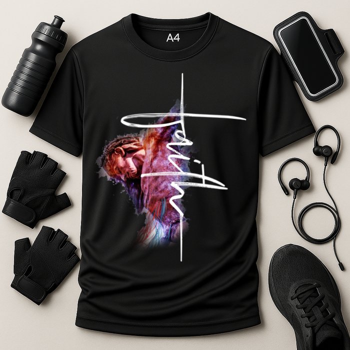 Faith In Jesus Cooling Performance Crew T-Shirt