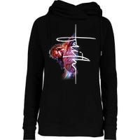 Faith In Jesus Womens Funnel Neck Pullover Hood