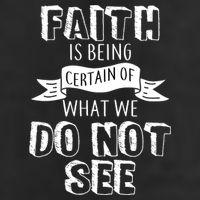 Faith Is Being Certain Of What We Do Not See 25L Jumbo Tote