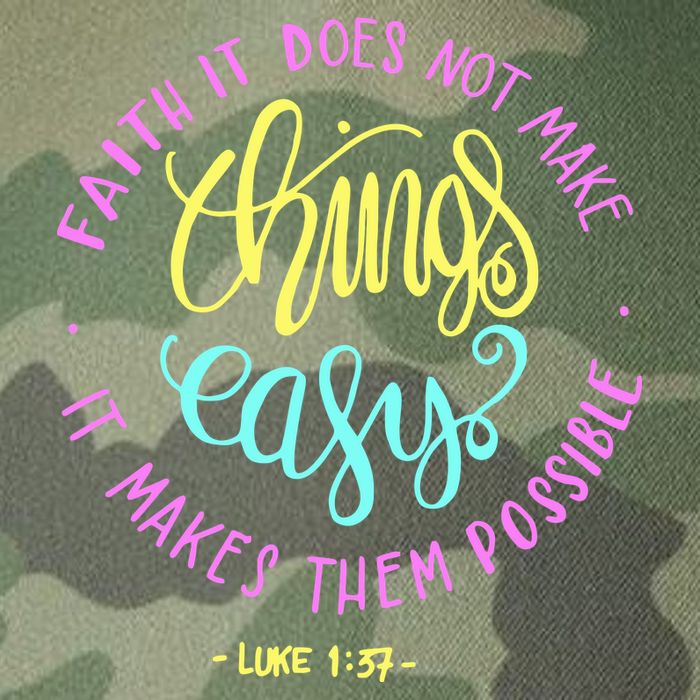 Faith It Does Not Make Things Easy It Makes Them Possible Luke Legacy Tie Dye Trucker Hat
