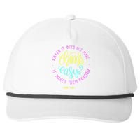 Faith It Does Not Make Things Easy It Makes Them Possible Luke Snapback Five-Panel Rope Hat