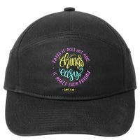 Faith It Does Not Make Things Easy It Makes Them Possible Luke 7-Panel Snapback Hat