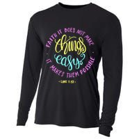 Faith It Does Not Make Things Easy It Makes Them Possible Luke Cooling Performance Long Sleeve Crew