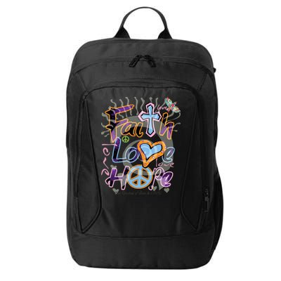 Faith Love Hope City Backpack