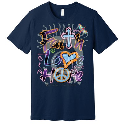 Faith Love Hope Premium T-Shirt