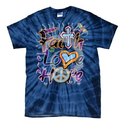 Faith Love Hope Tie-Dye T-Shirt