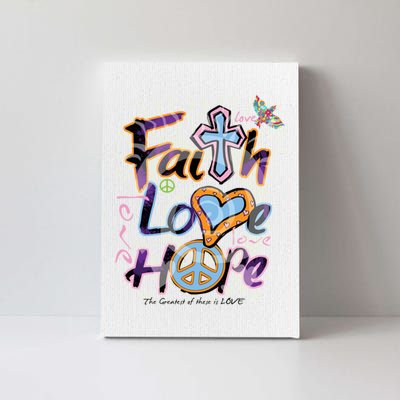 Faith Love Hope Canvas