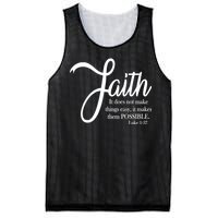 Faith Makes Things Possible  Mesh Reversible Basketball Jersey Tank