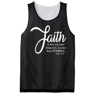 Faith Makes Things Possible  Mesh Reversible Basketball Jersey Tank