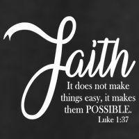 Faith Makes Things Possible  Golf Towel