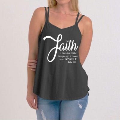 Faith Makes Things Possible  Women's Strappy Tank