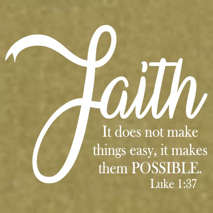 Faith Makes Things Possible  Garment-Dyed Women's Muscle Tee