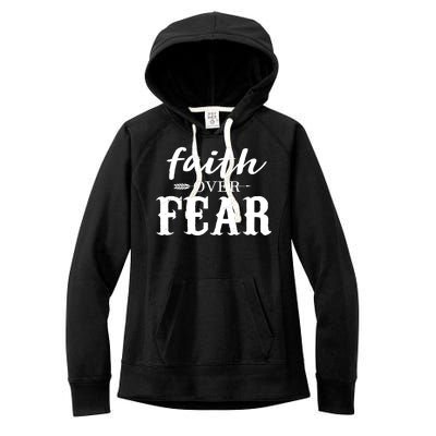 Faith Over Fear Women's Fleece Hoodie