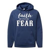 Faith Over Fear Performance Fleece Hoodie