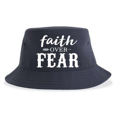 Faith Over Fear Sustainable Bucket Hat