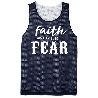 Faith Over Fear Mesh Reversible Basketball Jersey Tank