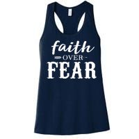 Faith Over Fear Women's Racerback Tank