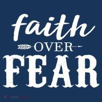 Faith Over Fear Women's V-Neck T-Shirt