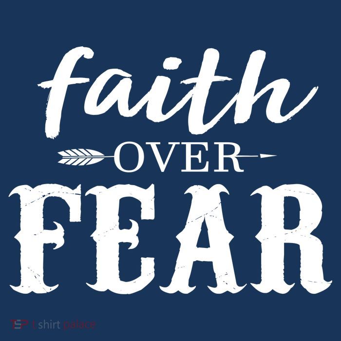 Faith Over Fear Women's V-Neck T-Shirt