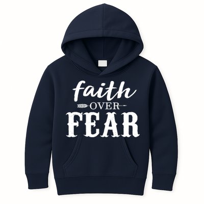 Faith Over Fear Kids Hoodie