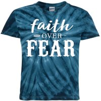 Faith Over Fear Kids Tie-Dye T-Shirt