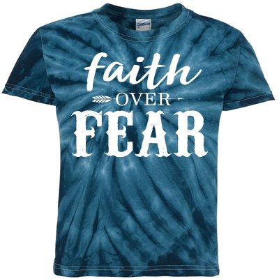 Faith Over Fear Kids Tie-Dye T-Shirt