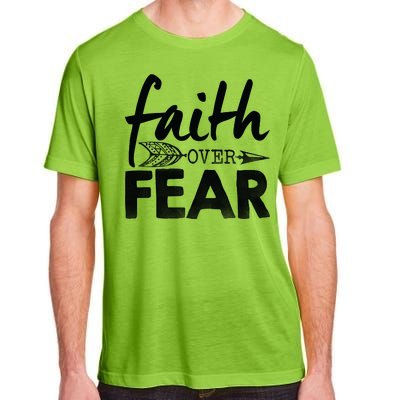 Faith Over Fear Christian Arrow Adult ChromaSoft Performance T-Shirt