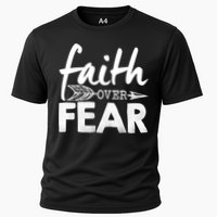 Faith Over Fear Christian Arrow Performance Shirt
