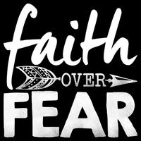 Faith Over Fear Christian Arrow Performance Shirt