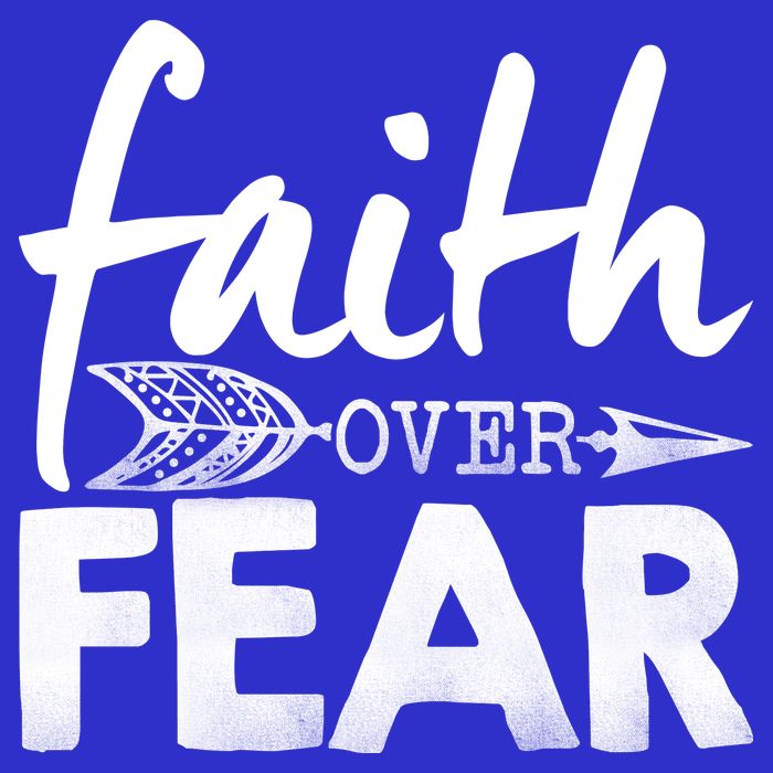 Faith Over Fear Christian Arrow Hoodie
