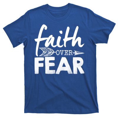 Faith Over Fear Christian Arrow T-Shirt