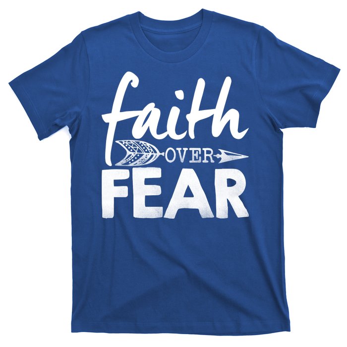 Faith Over Fear Christian Arrow T-Shirt