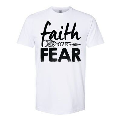 Faith Over Fear Christian Arrow Softstyle CVC T-Shirt