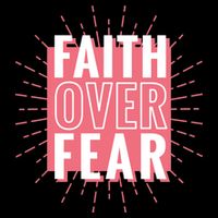 Faith Over Fear Cute Christian Quote  Bucket Hat