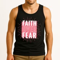 Faith Over Fear Cute Christian Quote  Tank Top