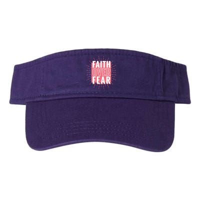 Faith Over Fear Cute Christian Quote  Visor