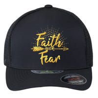 Faith Over Fear Gold Limited Edition Flexfit Unipanel Trucker Cap